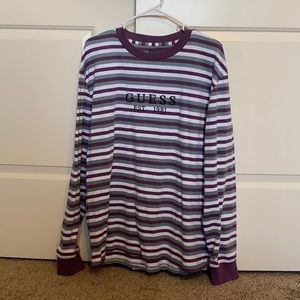 Guess men’s striped t-shirt size Large